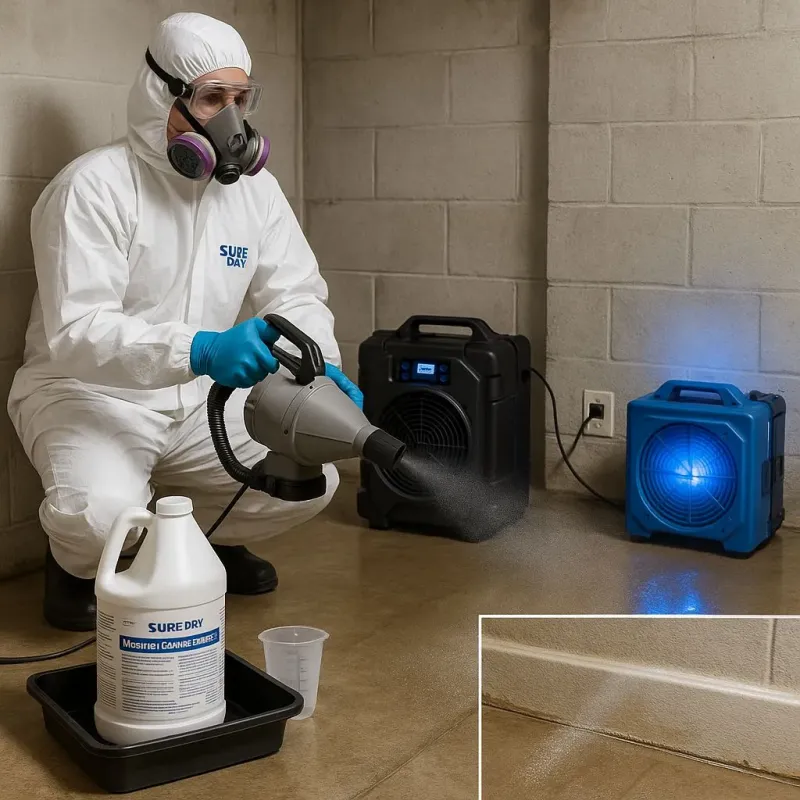 Sanitization and Odor Removal process in New Hope, PA