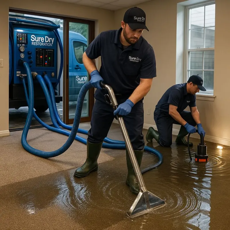 Water Extraction and Removal process in New Hope, PA